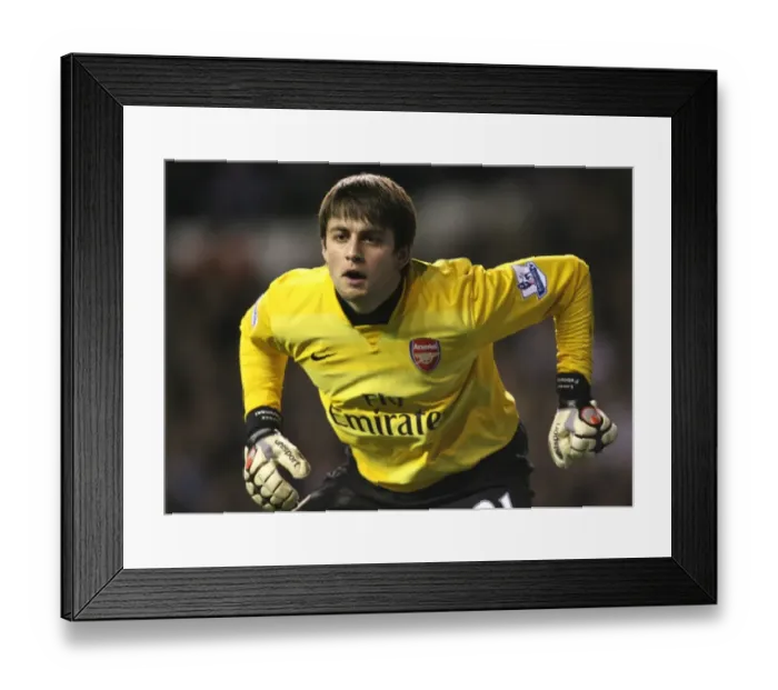 Framed Print : Lukasz Fabianski's Night of Woe: Arsenal's Devastating 5-1 Defeat to Tottenham in the Carling Cup Semi-Final (2008)