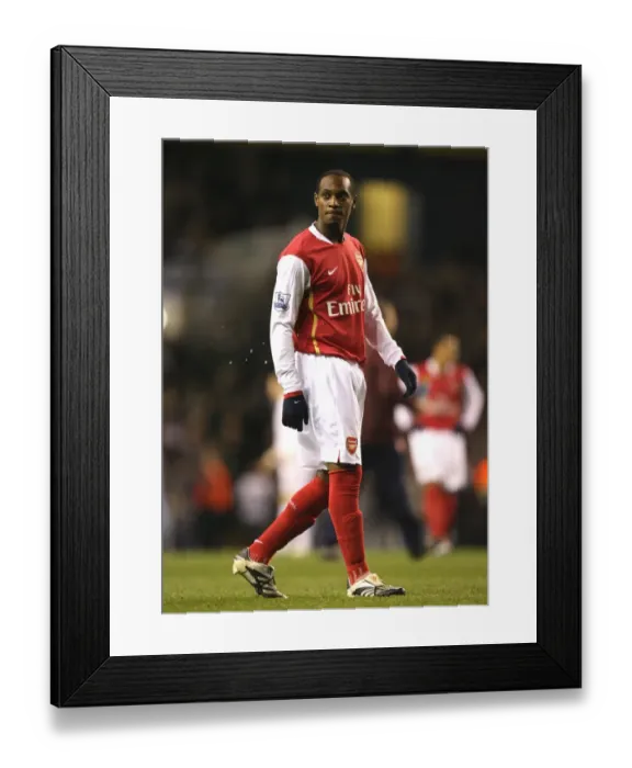 Framed Print : Justin Hoyte Suffers in Arsenal's 5:1 Defeat at White Hart Lane - Carling Cup Semi-Final, 2008 Framed Print : Justin Hoyte Suffers in Arsenal's 5:1 Defeat at White Hart Lane - Carling Cup Semi-Final, 2008