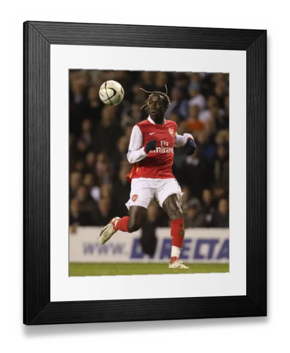 Framed Print : Bacary Sagna's Defiant Performance: Arsenal's 5:1 Loss to Tottenham - Carling Cup Semi-Final, 2008 Framed Print : Bacary Sagna's Defiant Performance: Arsenal's 5:1 Loss to Tottenham - Carling Cup Semi-Final, 2008