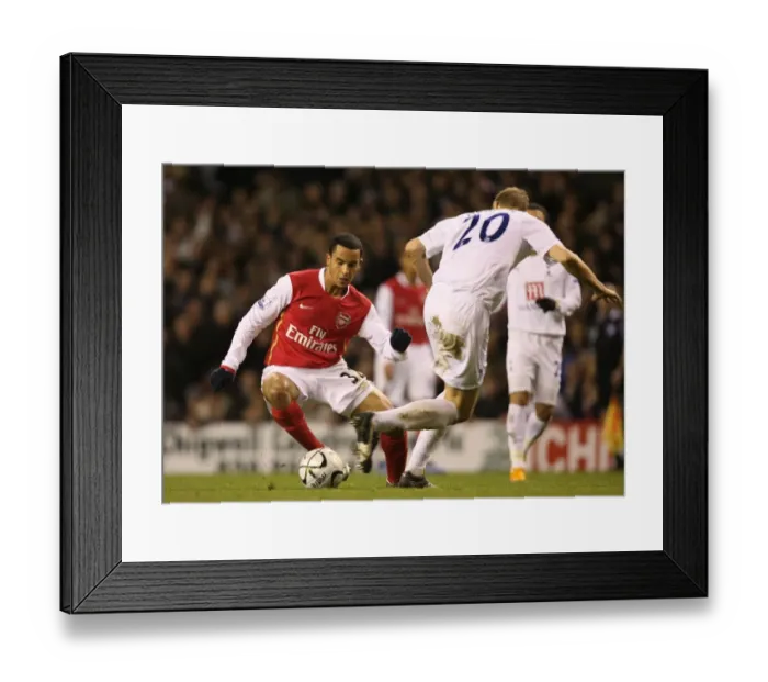 Framed Print : Theo Walcott (Arsenal) Michael Dawson (Tottenham) Framed Print : Theo Walcott (Arsenal) Michael Dawson (Tottenham)