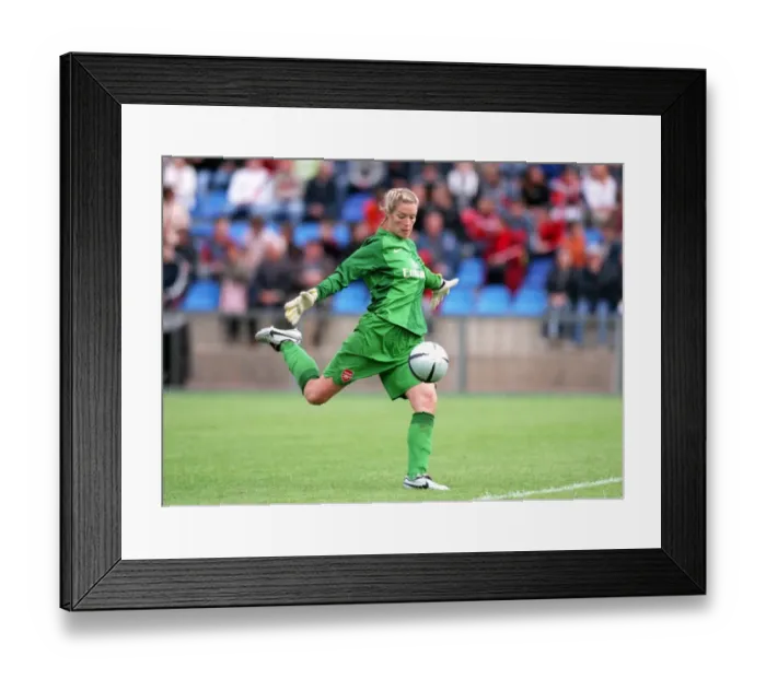 Framed Print : Emma Byrne's Five-Goal Blitz: Arsenal Ladies Defy WFC Rossiyanka in UEFA Cup Framed Print : Emma Byrne's Five-Goal Blitz: Arsenal Ladies Defy WFC Rossiyanka in UEFA Cup