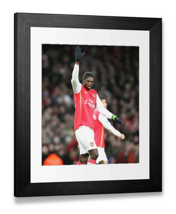 Framed Print : Adebayor's Brace: Arsenal's 3-0 FA Cup Victory Over Newcastle Framed Print : Adebayor's Brace: Arsenal's 3-0 FA Cup Victory Over Newcastle