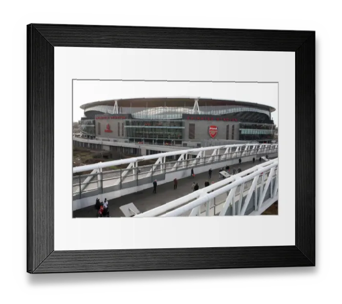 Framed Print : Arsenal's Emirates Stadium: 3-0 Victory Over Newcastle United in FA Cup 4th Round (January 26, 2008)