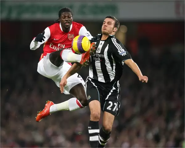 Emmanuel Adebayor (Arsenal) Steven Taylor (Newcastle United)