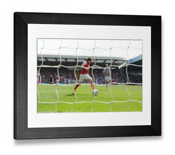 Framed Print : Yossi Benayoun Scores the Opener: West Bromwich Albion vs. Arsenal, Premier League 2011-2012