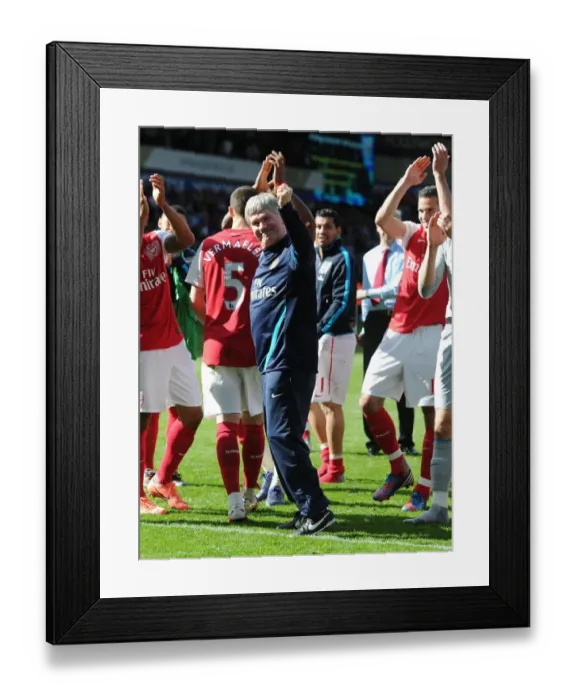 Framed Print : Pat Rice at West Bromwich Albion: Arsenal Assistant Manager, 2011-12 Season
