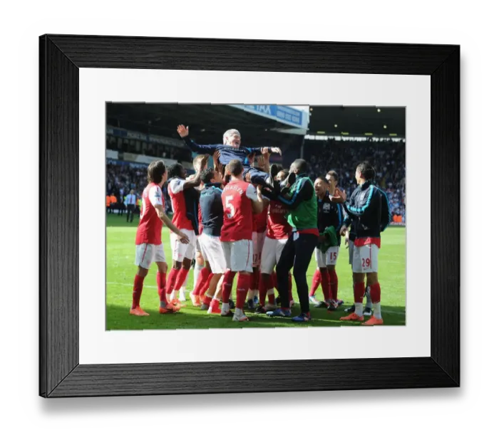 Framed Print : Arsenal's Title Triumph: Emotional Farewell for Pat Rice (2012)
