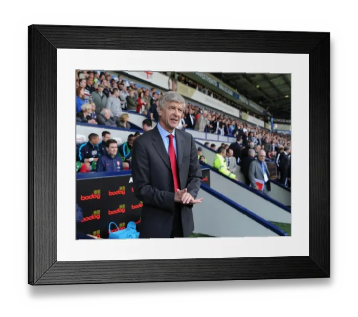 Framed Print : WEST BROMWICH, ENGLAND - MAY 13: Arsenal manager Arsene Wenger before the Barclays Premier League match between West Framed Print : WEST BROMWICH, ENGLAND - MAY 13: Arsenal manager Arsene Wenger before the Barclays Premier League match between West