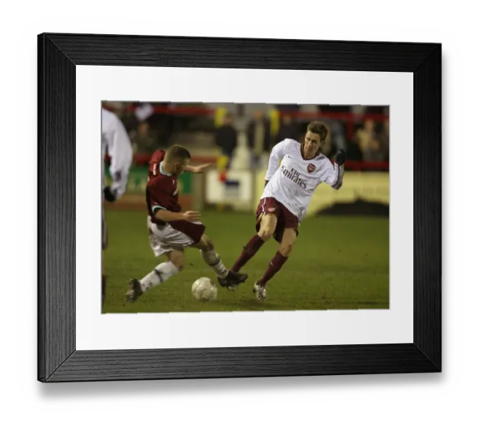 Framed Print : Mark Randall (Arsenal) Thomas Bradley (Burnley) Framed Print : Mark Randall (Arsenal) Thomas Bradley (Burnley)