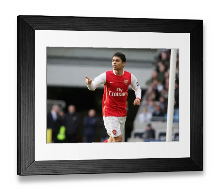 Framed Print : Eduardo's Triumph: Arsenal's Thrilling 3-1 Victory Over Manchester City Framed Print : Eduardo's Triumph: Arsenal's Thrilling 3-1 Victory Over Manchester City
