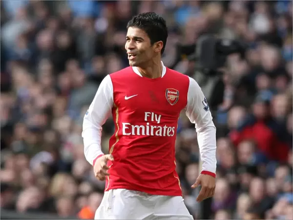 Eduardo (Arsenal) celebrates his goal