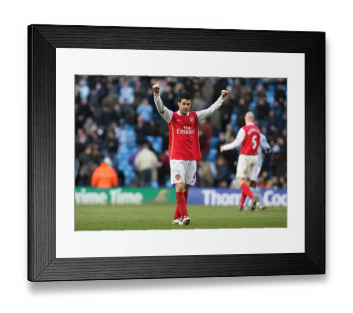 Framed Print : Cesc Fabregas Triumph: Arsenal's Glorious 3-1 Victory Over Manchester City, 2008 Framed Print : Cesc Fabregas Triumph: Arsenal's Glorious 3-1 Victory Over Manchester City, 2008