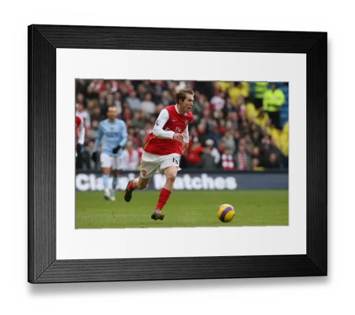 Framed Print : Alex Hleb Shines in Arsenal's 3-1 Victory over Manchester City, 2008