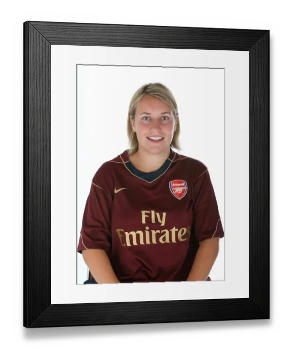 Framed Print : Emma Hayes (Arsenal Ladies Coach)