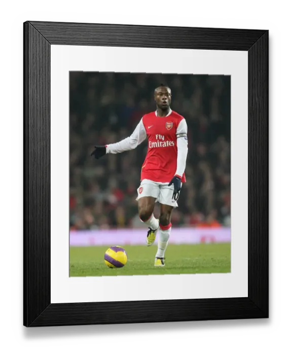 Framed Print : William Gallas Victory: Arsenal 2-0 Blackburn Rovers, Emirates Stadium, 2008