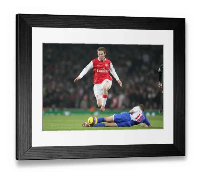 Framed Print : Alex Hleb (Arsenal) David Bentley (Blackburn Rovers)