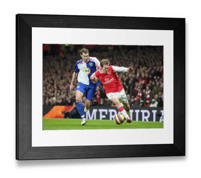 Framed Print : Alex Hleb (Arsenal) Brett Emerton (Blackburn) Framed Print : Alex Hleb (Arsenal) Brett Emerton (Blackburn)