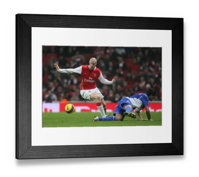 Framed Print : Arsenal's Senderos Shines as They Top Blackburn Rovers 2-0