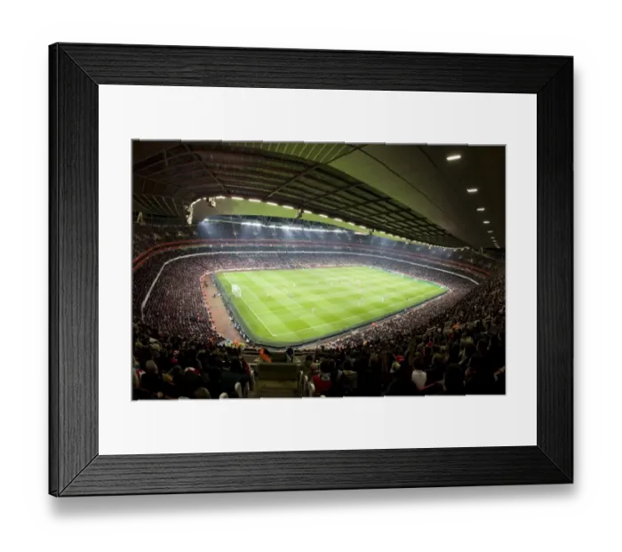 Framed Print : Arsenal's 2-0 Barclays Premier League Victory over Blackburn Rovers at Emirates Stadium (11 / 2 / 08)