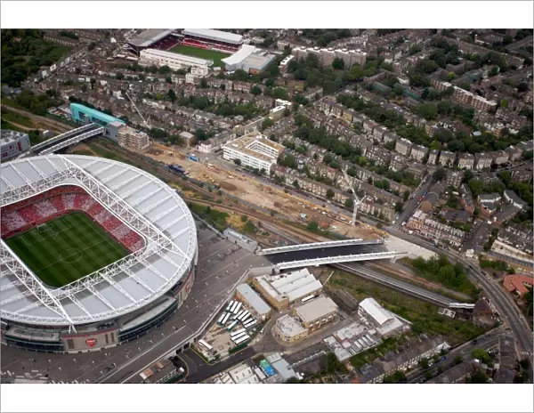 Bergkamp's Testimonial: Exciting Aerial View of Arsenal vs. Ajax 2:1 at Emirates Stadium