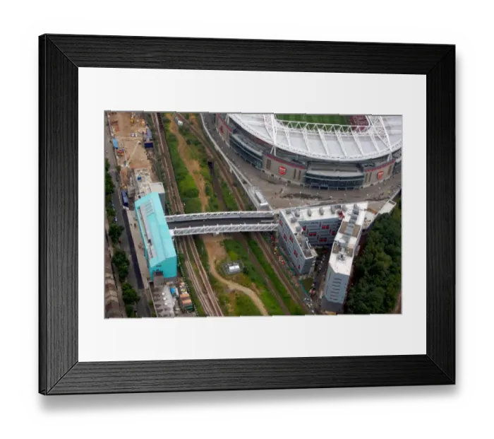 Framed Print : Highbury House and The Northen Triangle