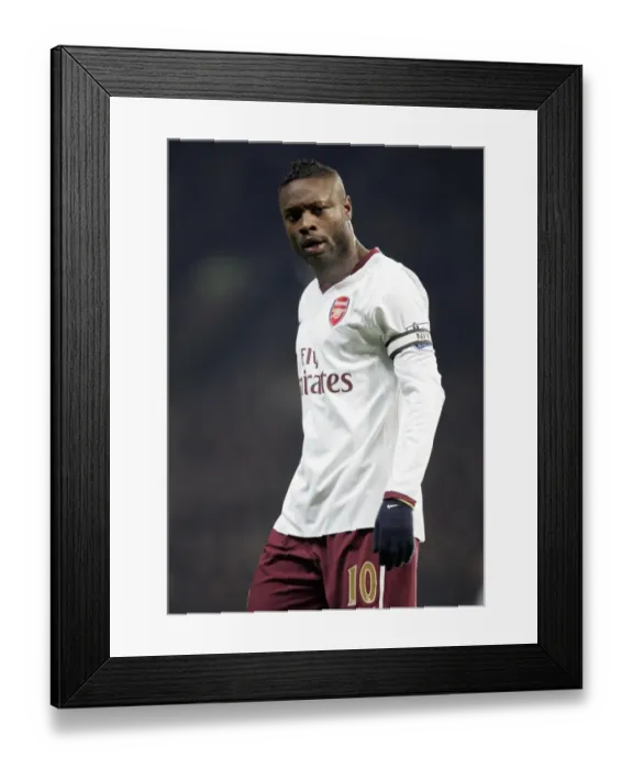 Framed Print : Arsenal's Agony at Old Trafford: Gallas and the 4-0 FA Cup Defeat to Manchester United