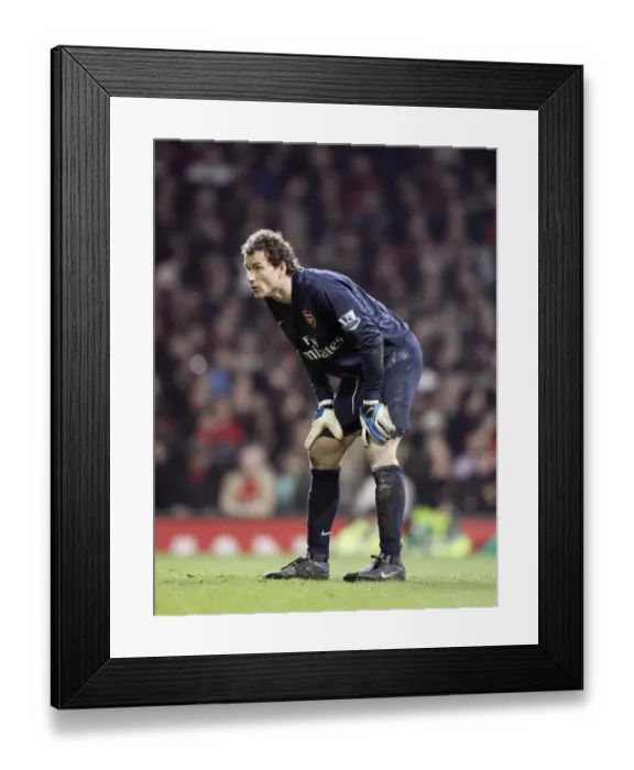 Framed Print : Manchester United's Dominant 4-0 FA Cup Victory over Arsenal: Jens Lehmann's Disappointing Day at Old Trafford (FA Cup 5th Round, 2008)