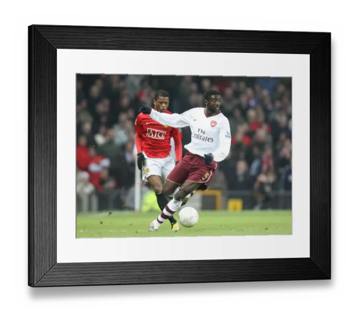 Framed Print : Manchester United's FA Cup Triumph: Toure vs. Evra Showdown at Old Trafford (4-0) Framed Print : Manchester United's FA Cup Triumph: Toure vs. Evra Showdown at Old Trafford (4-0)