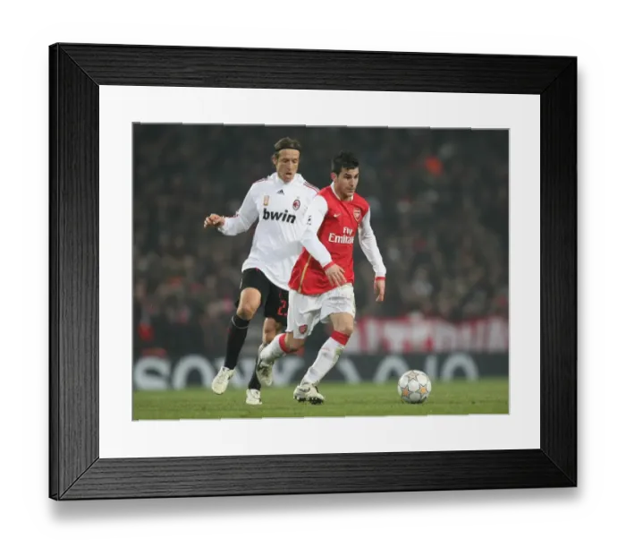 Framed Print : Cesc Fabregas (Arsenal) Massimo Ambrosini (AC Milan) Framed Print : Cesc Fabregas (Arsenal) Massimo Ambrosini (AC Milan)