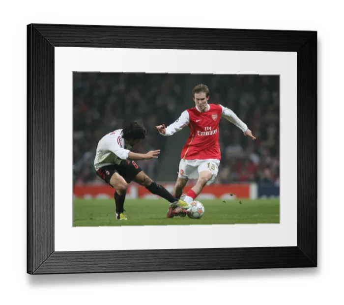 Framed Print : Alex Hleb (Arsenal) Gennaro Gattuso (AC Milan) Framed Print : Alex Hleb (Arsenal) Gennaro Gattuso (AC Milan)