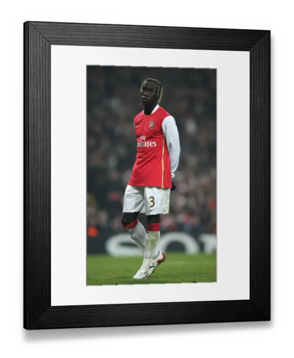 Framed Print : Bacary Sagna in Action: Arsenal vs AC Milan, UEFA Champions League, Emirates Stadium, 2008 Framed Print : Bacary Sagna in Action: Arsenal vs AC Milan, UEFA Champions League, Emirates Stadium, 2008