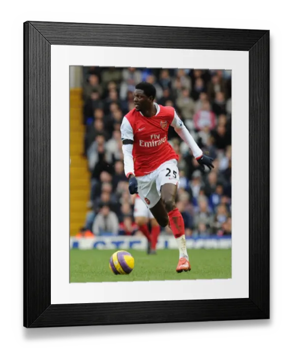 Framed Print : Dramatic Double: Adebayor Saves Arsenal at Birmingham, 2008