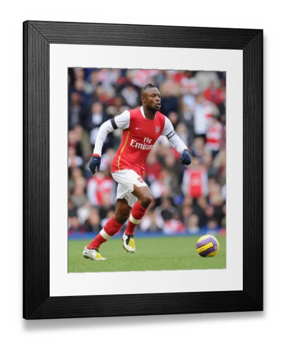 Framed Print : William Gallas: Battle at St. Andrews - Arsenal vs Birmingham City, 23 / 2 / 2008