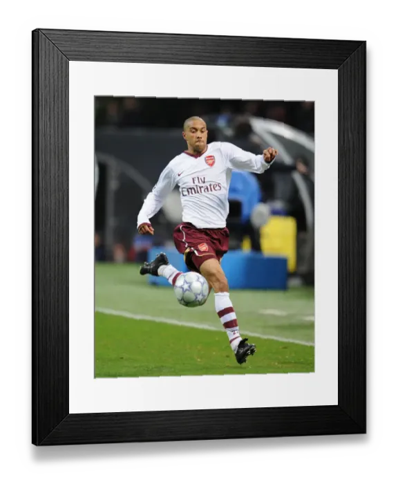 Framed Print : Gael Clichy Leads Arsenal to Victory: 2-0 Over AC Milan, Champions League 2008 Framed Print : Gael Clichy Leads Arsenal to Victory: 2-0 Over AC Milan, Champions League 2008