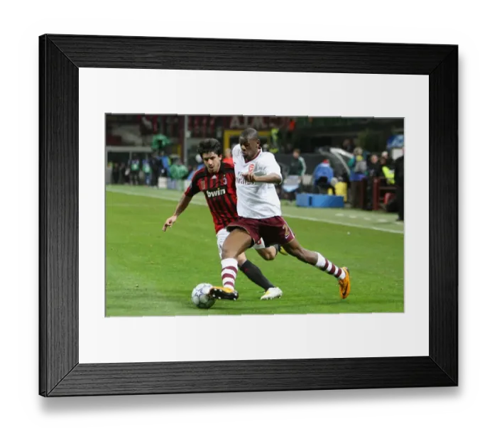Framed Print : Abu Diaby (Arsenal) Gennaro Gattuso (AC Milan) Framed Print : Abu Diaby (Arsenal) Gennaro Gattuso (AC Milan)