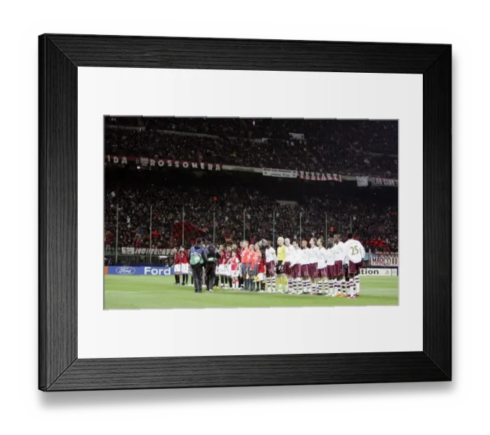Framed Print : Arsenal Takes the Lead: The Battle at San Siro - Arsenal 0:2 AC Milan, UEFA Champions League, 2008 Framed Print : Arsenal Takes the Lead: The Battle at San Siro - Arsenal 0:2 AC Milan, UEFA Champions League, 2008