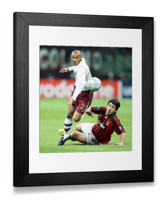 Framed Print : Gael Clichy (Arsenal) Gennaro Gattuso (Milan) Framed Print : Gael Clichy (Arsenal) Gennaro Gattuso (Milan)