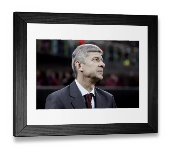 Framed Print : Arsene Wenger Leads Arsenal to Victory: 2-0 Over AC Milan in Champions League Framed Print : Arsene Wenger Leads Arsenal to Victory: 2-0 Over AC Milan in Champions League