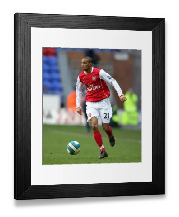 Framed Print : Gael Clichy in Action: Arsenal Holds Wigan Athletic Scoreless in Barclays Premier League Framed Print : Gael Clichy in Action: Arsenal Holds Wigan Athletic Scoreless in Barclays Premier League