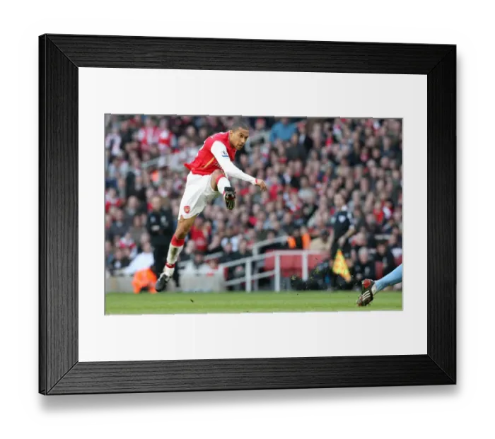 Framed Print : Gael Clichy in Action: Arsenal vs. Aston Villa, 1:1, Barclays Premier League, Emirates Stadium, 1 / 3 / 08 Framed Print : Gael Clichy in Action: Arsenal vs. Aston Villa, 1:1, Barclays Premier League, Emirates Stadium, 1 / 3 / 08