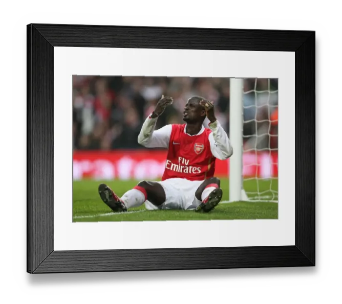 Framed Print : Emmanuel Eboue in Action for Arsenal Against Middlesbrough, Barclays Premier League, 2007