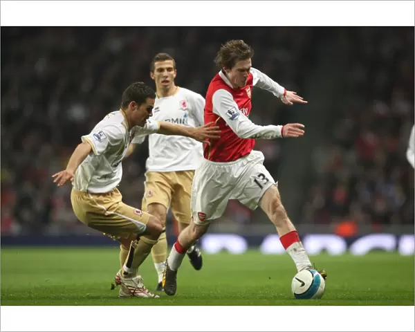 Alex Hleb (Arsenal) Luke Young (Middlesbrough)