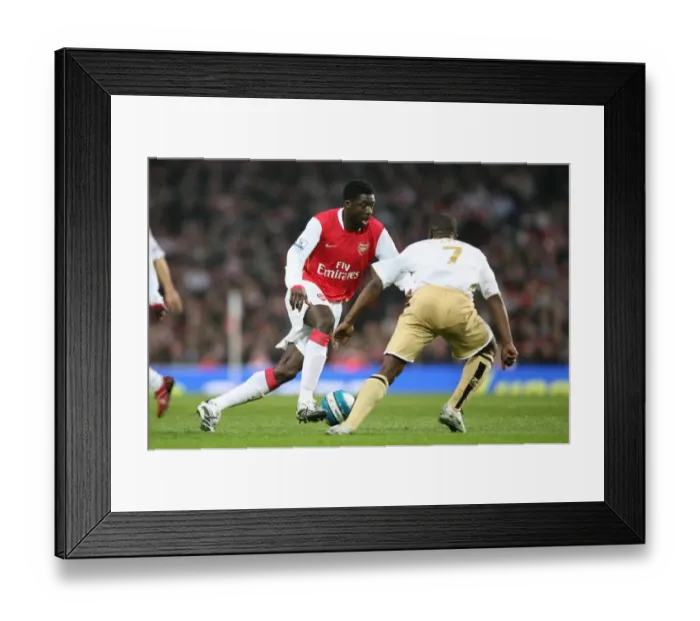 Framed Print : Kolo Toure (Arsenal) George Boateng (Middlesbrough)