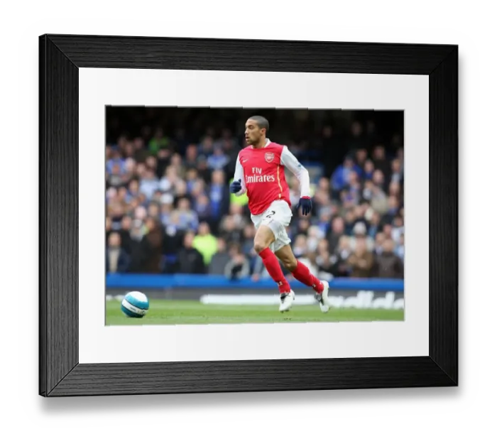Framed Print : Clichy in Action: Arsenal vs. Chelsea, 23 / 3 / 08 - A Tight Battle at Stamford Bridge Framed Print : Clichy in Action: Arsenal vs. Chelsea, 23 / 3 / 08 - A Tight Battle at Stamford Bridge