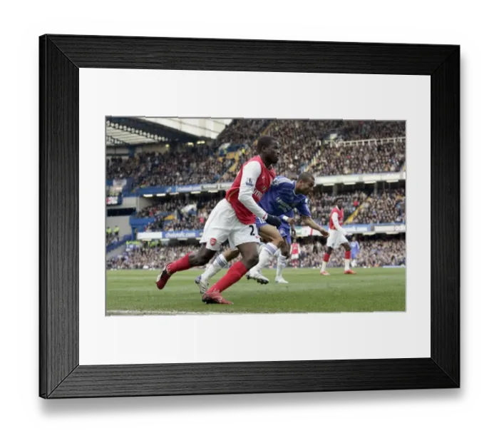 Framed Print : Clash of Rivals: Eboue vs. Cole in Intense Chelsea vs. Arsenal Rivalry (2:1 in Favor of Chelsea, Barclays Premier League, Stamford Bridge, 23 / 3 / 08) Framed Print : Clash of Rivals: Eboue vs. Cole in Intense Chelsea vs. Arsenal Rivalry (2:1 in Favor of Chelsea, Barclays Premier League, Stamford Bridge, 23 / 3 / 08)
