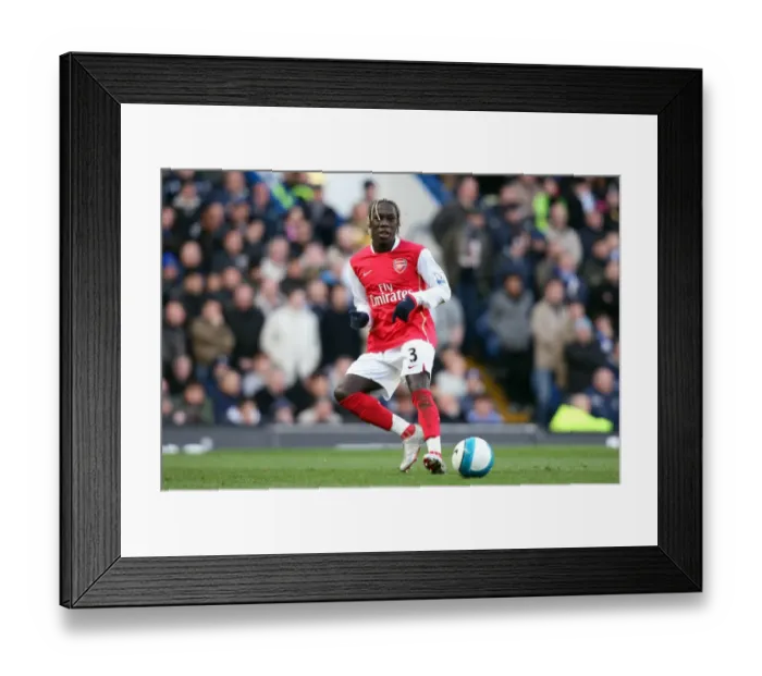Framed Print : Bacary Sagna in Action: Arsenal vs. Chelsea, 23 / 3 / 08