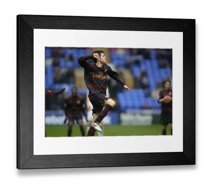 Framed Print : Cesc Fabregas: Arsenal's Triumphant Captain at The Reebok Stadium Framed Print : Cesc Fabregas: Arsenal's Triumphant Captain at The Reebok Stadium
