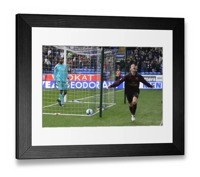 Framed Print : Fabregas's Game-Winning Strike: Arsenal 3-2 Bolton Wanderers, Premier League, 2008 Framed Print : Fabregas's Game-Winning Strike: Arsenal 3-2 Bolton Wanderers, Premier League, 2008