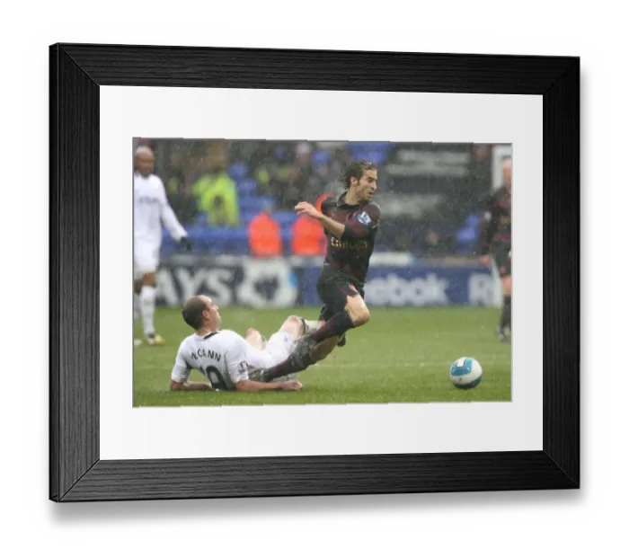 Framed Print : Mathieu Flamini (Arsenal) Gavin McCann (Bolton)