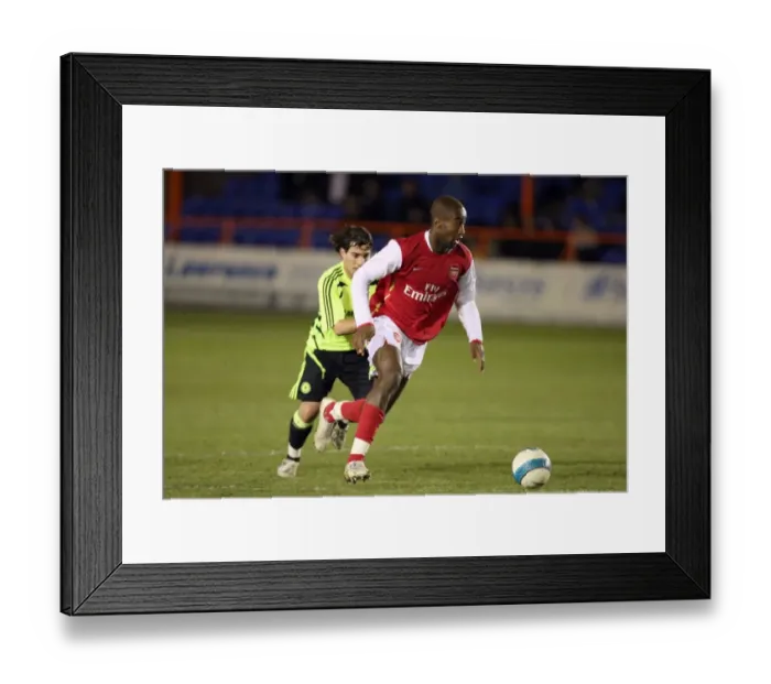 Framed Print : Johan Djourou (Arsenal) Ricardo Fernandes (Chelsea)